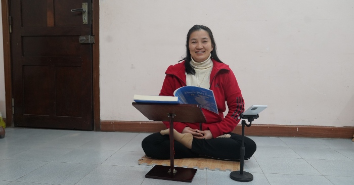 Nữ tiến sĩ mù