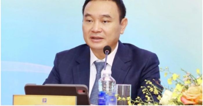 Ông Đào Nam Hải trong cuộc họp cổ đông vào tháng 3/2025. (Ảnh Tin 360. TV)